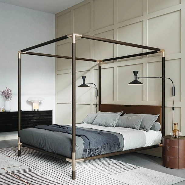 Letto con baldacchino Arborè di Alivar
