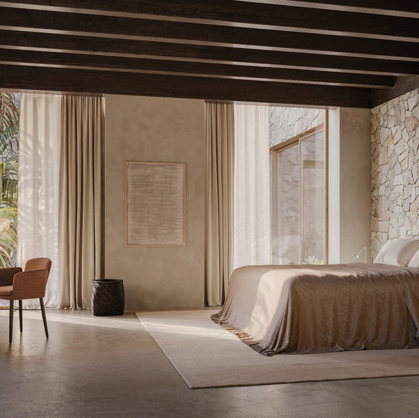 Letto matrimoniale con box contenitore Camille di Lema