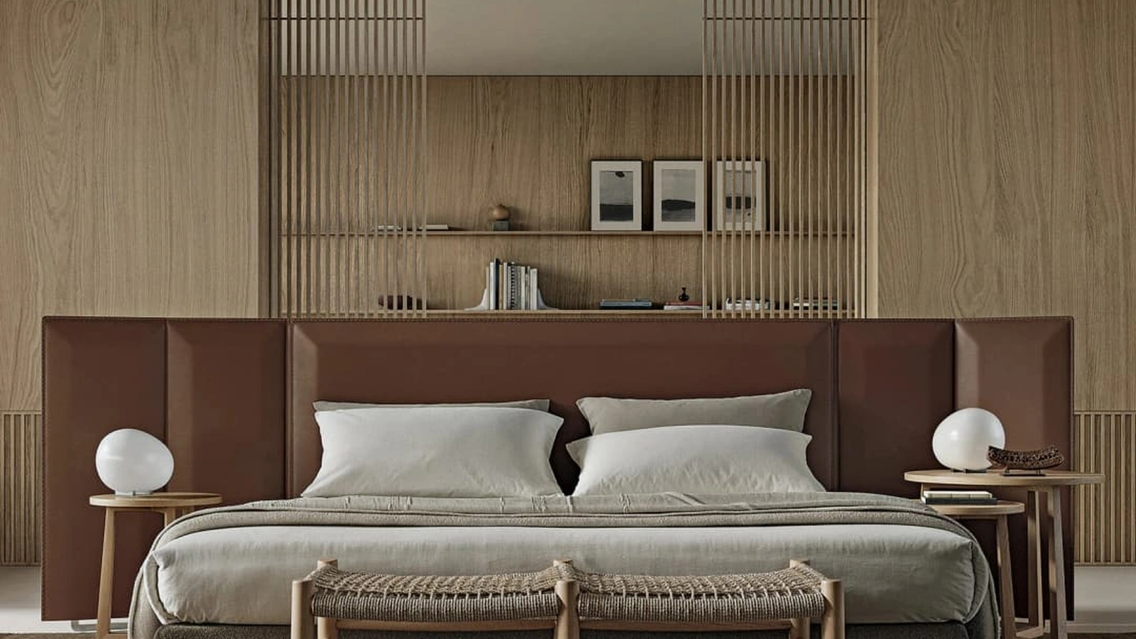Letto con testiera Eden di Flexform
