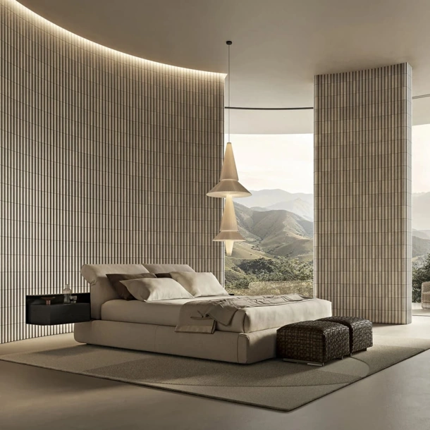 Letto matrimoniale con box contenitore Newbridge di Flexform