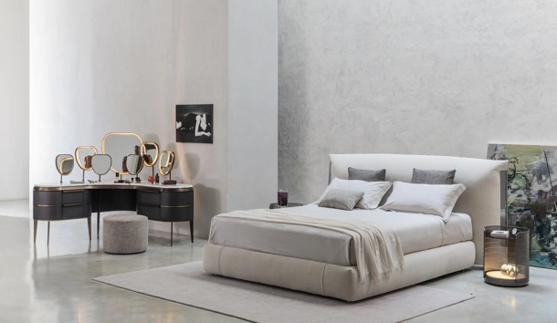 Letto con testiera Amal di Flou