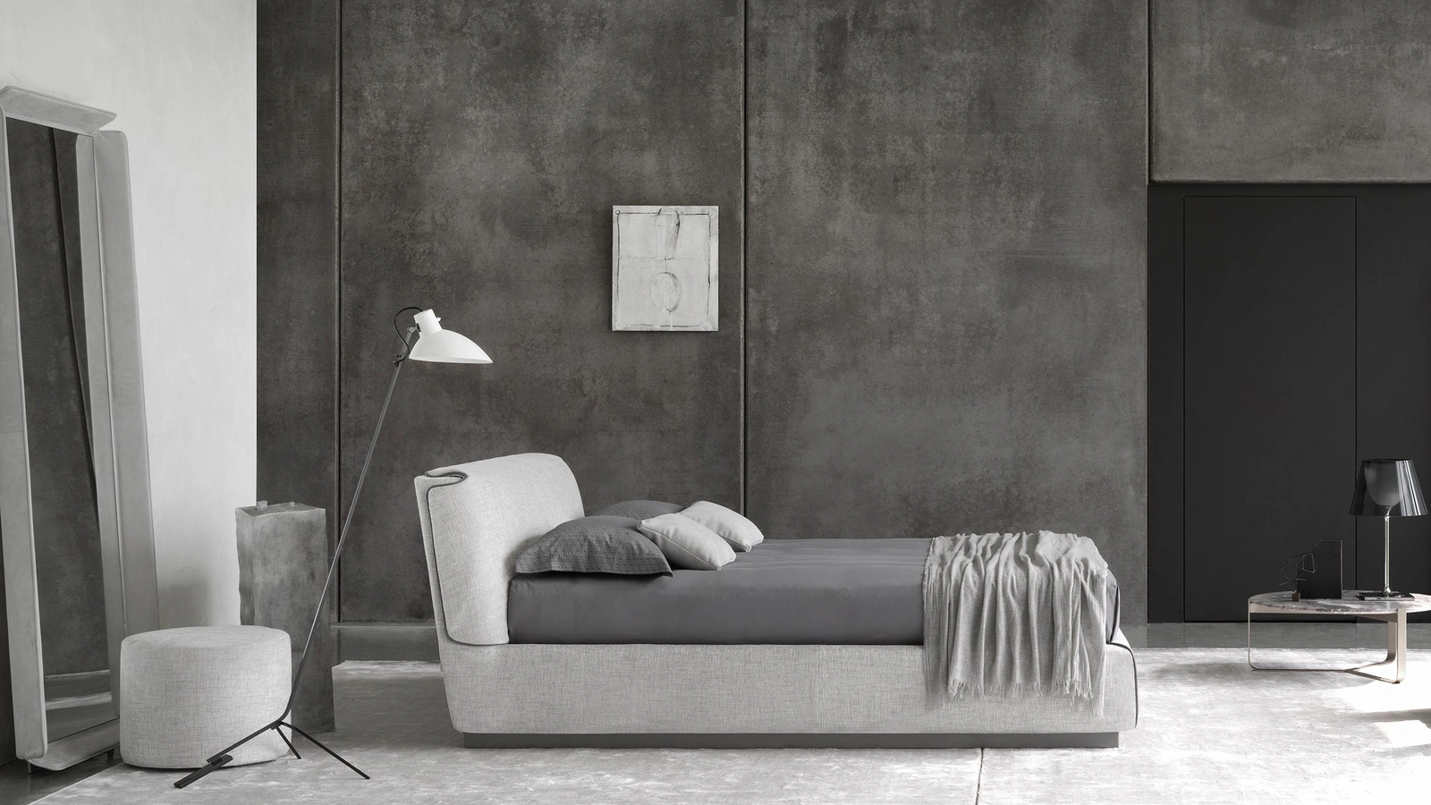 Letto matrimoniale Gentleman di Flou