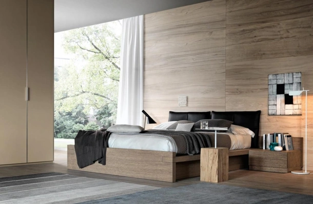 Letto con box contenitore Avalon di Giellesse