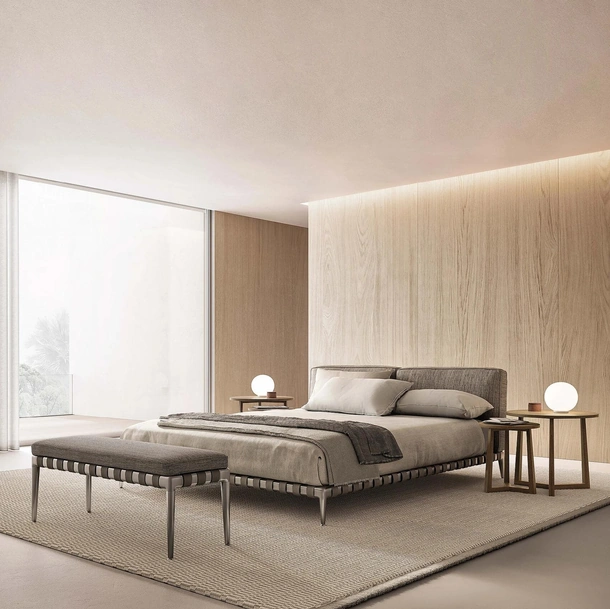 Letto in tessuto Gregory di Flexform