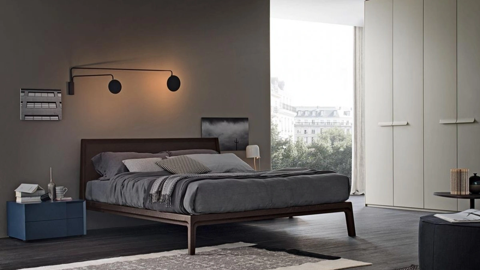 Letto in legno Impronta di Giellesse