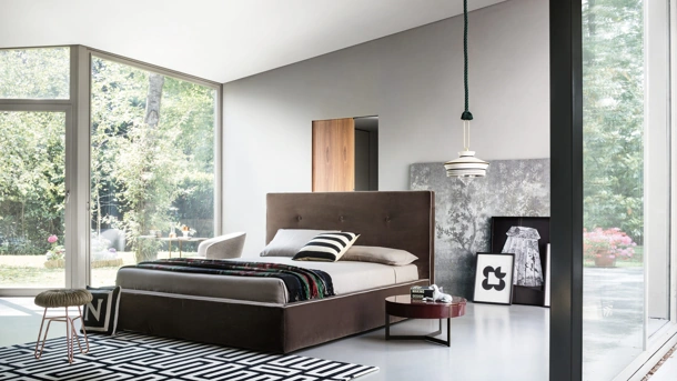Letto matrimoniale con box contenitore Madama di Lema