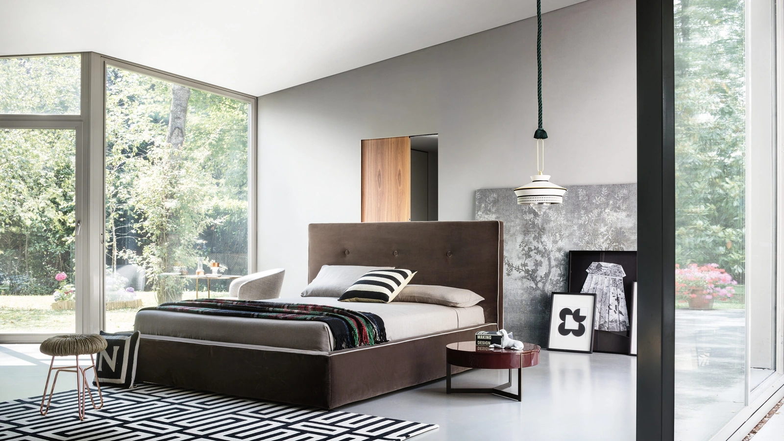Letto matrimoniale con box contenitore Madama di Lema