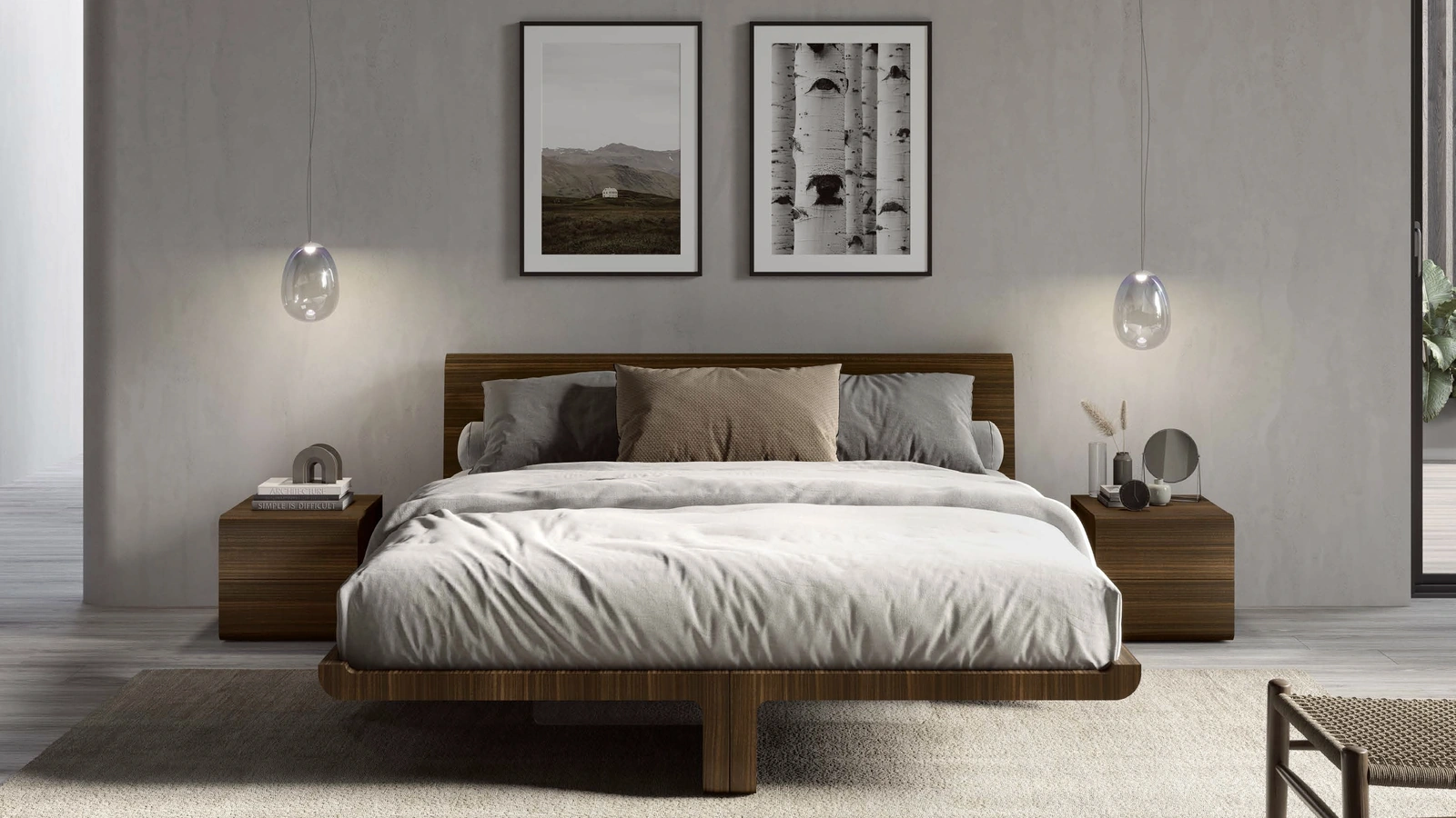 Letto di design Volo di Fimar