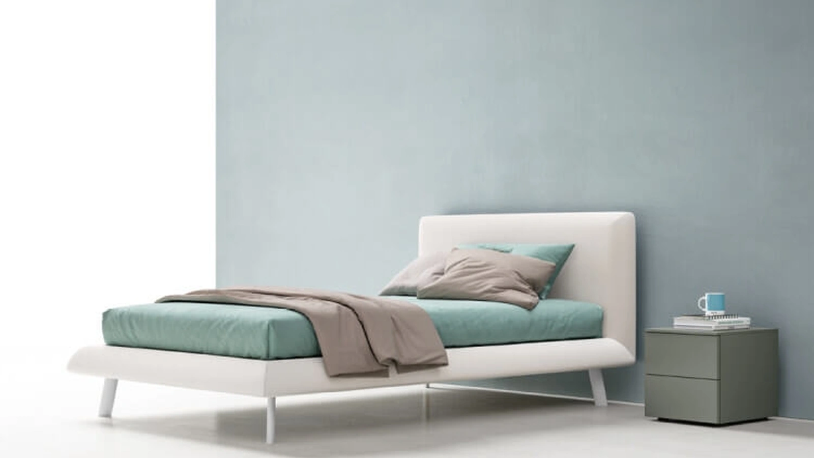 Letto singolo Blunt di Zalf