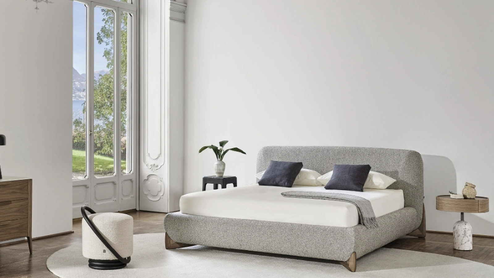 Letto Softbay Bed Max di Porada