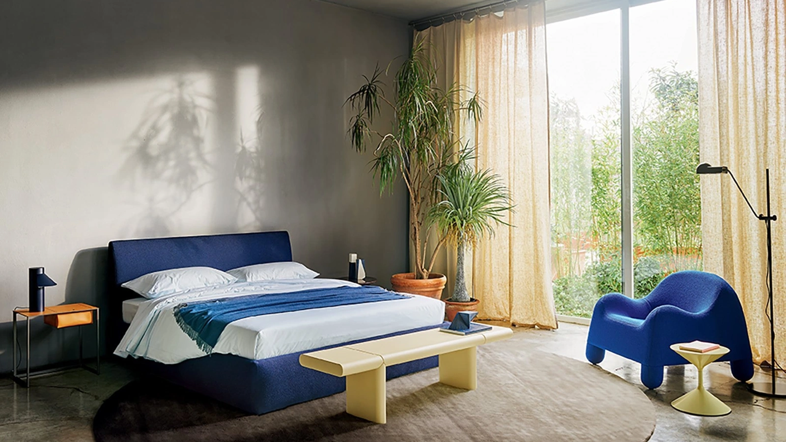 Letto con contenitore Talamo Box di Zanotta