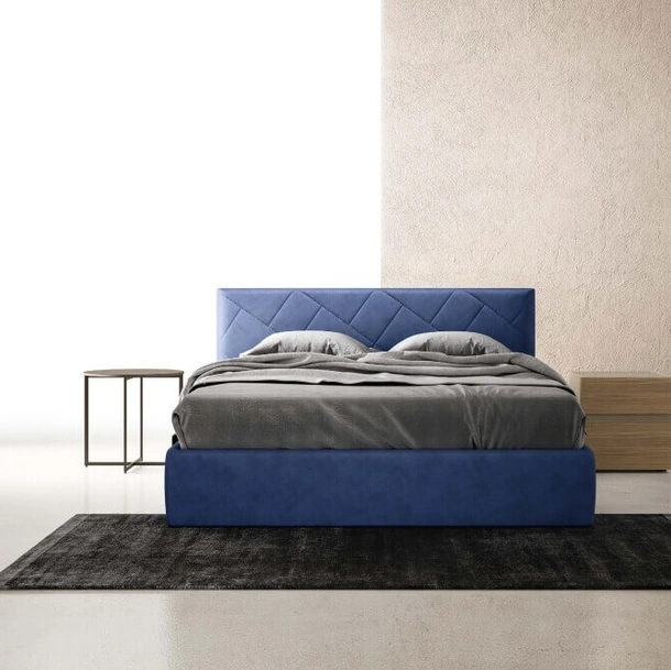 Letto Icon Small con testiera trapuntata di Zalf
