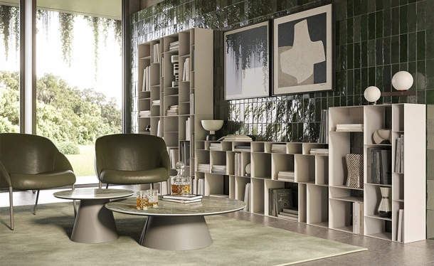 Libreria componibile Latitude di Cattelan Italia