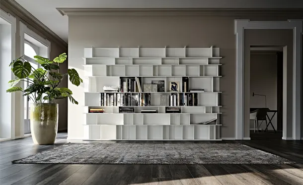 Libreria a muro Wally di Cattelan Italia