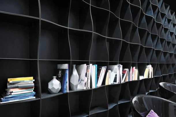 Libreria Iron - IC in metallo verniciato di Ronda Design