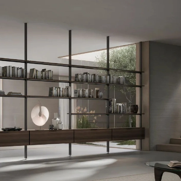 Libreria Karin a soffitto di Doal