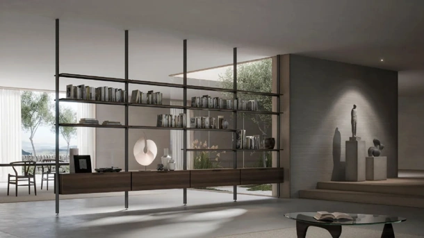 Libreria Karin a soffitto di Doal