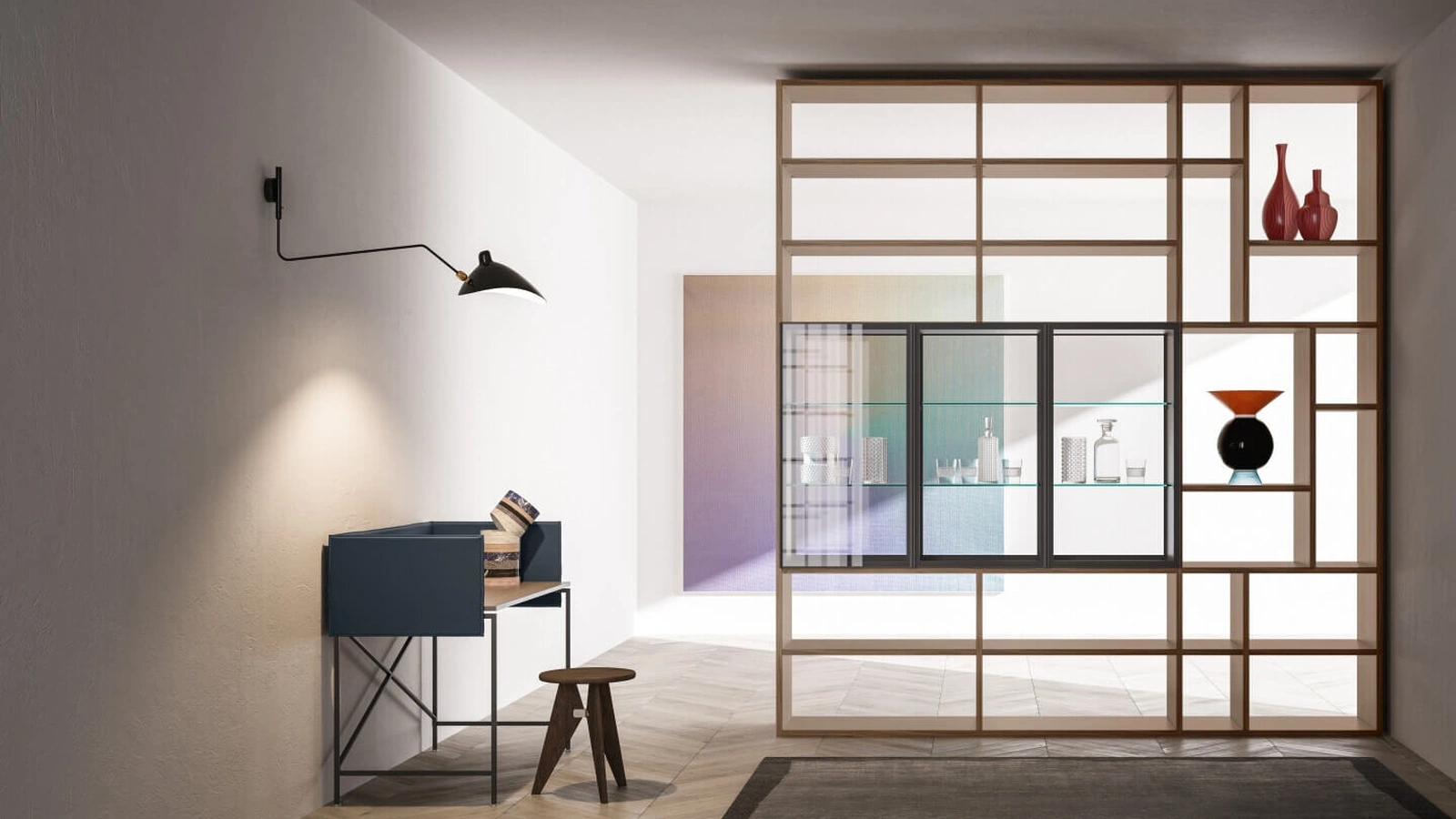 Libreria divisoria Freespace SM2222 di Zalf