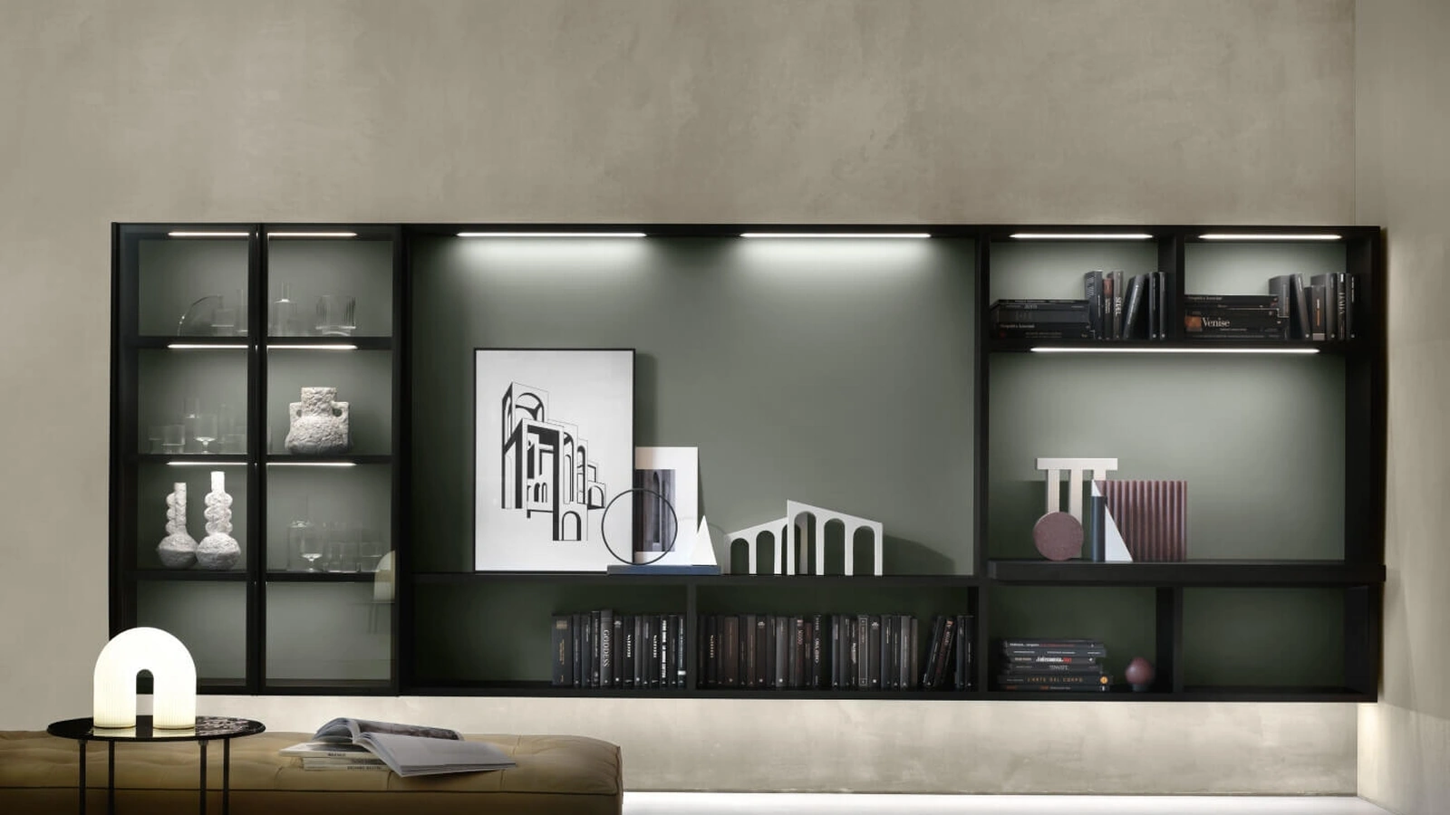 Libreria sospesa Freespace SM2212 di Zalf
