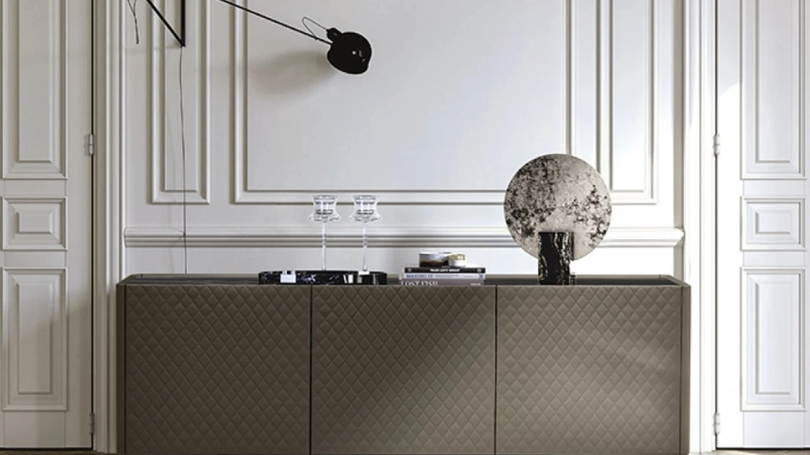 Madia Alma Diamond rivestita in pelle di Eforma