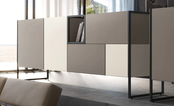 Madia Rebel RS 10 in laccato opaco bicolore di Fimar