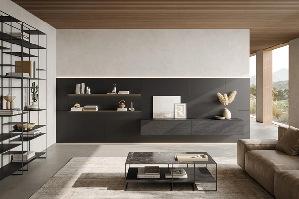 Parete Attrezzata Caddy Living di Ronda Design