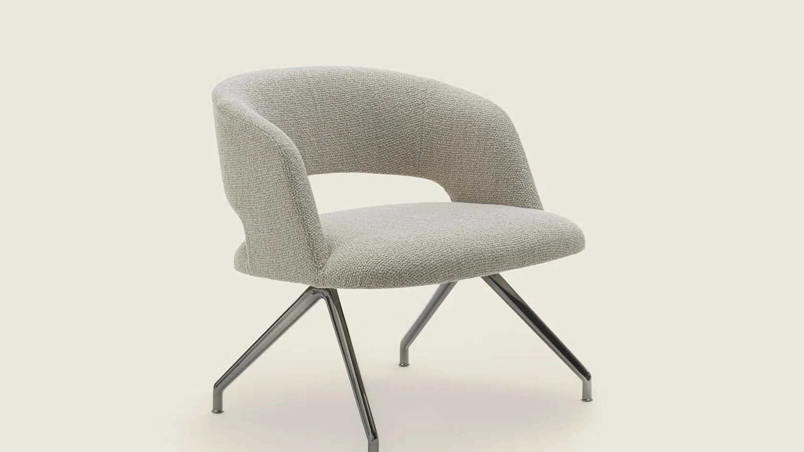 Poltroncina in tessuto Alma di Flexform