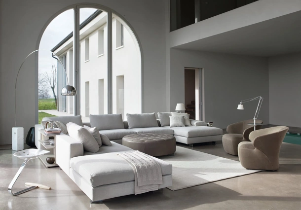 Poltroncina di design in tessuto Arom di Zanotta