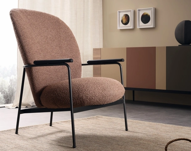 Poltroncina imbottita Claire di Lema