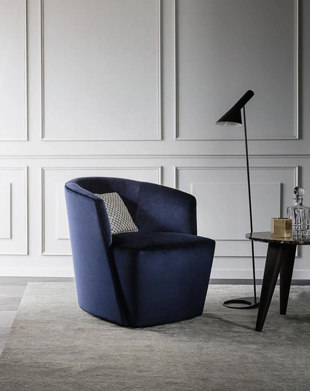 Poltroncina in tessuto Club di Giellesse