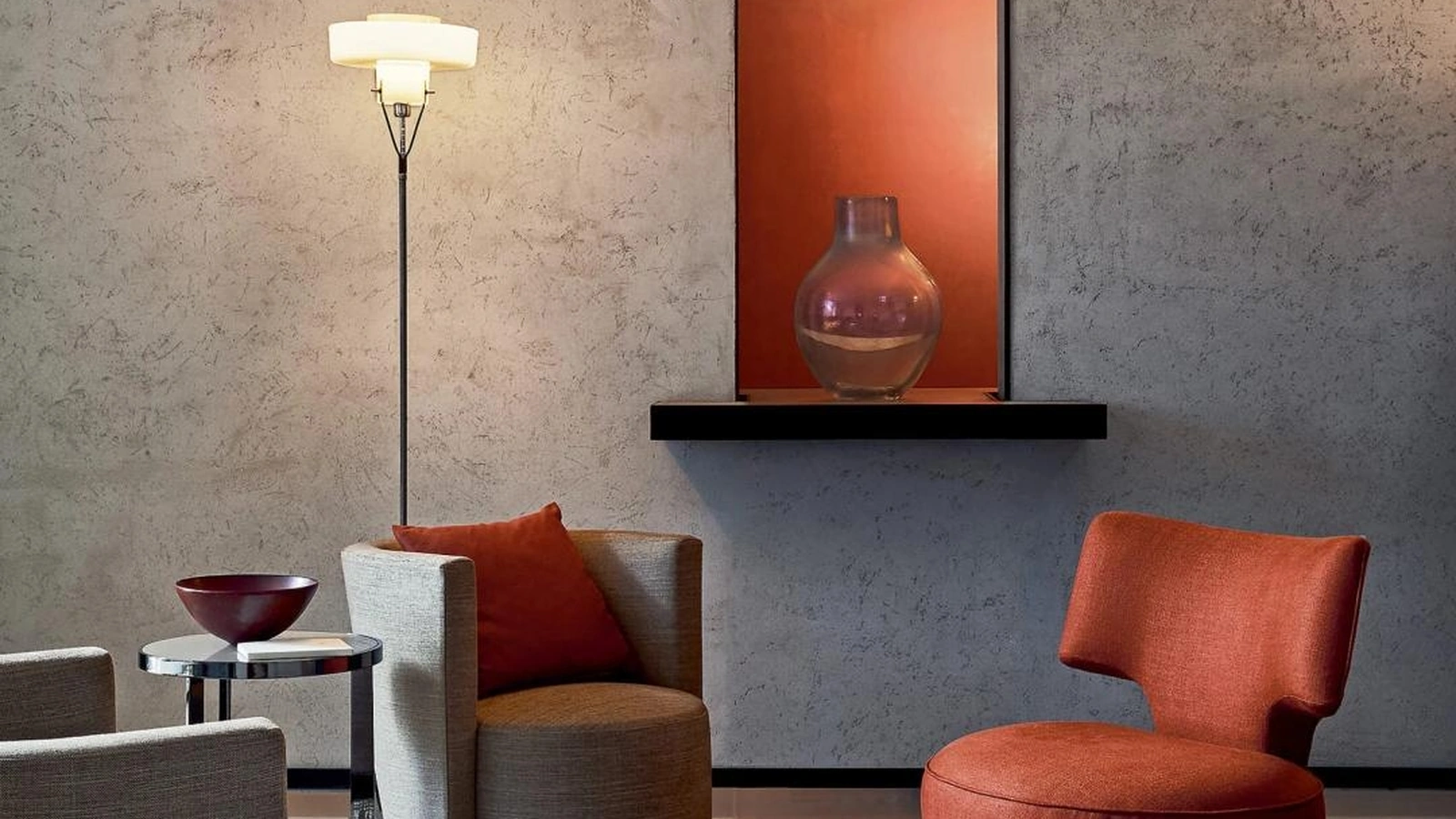 Poltroncina in tessuto imbottito Drop di Flexform