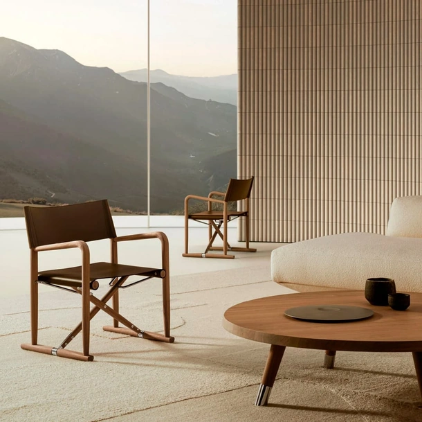 Poltroncina da regista Luchino di Flexform