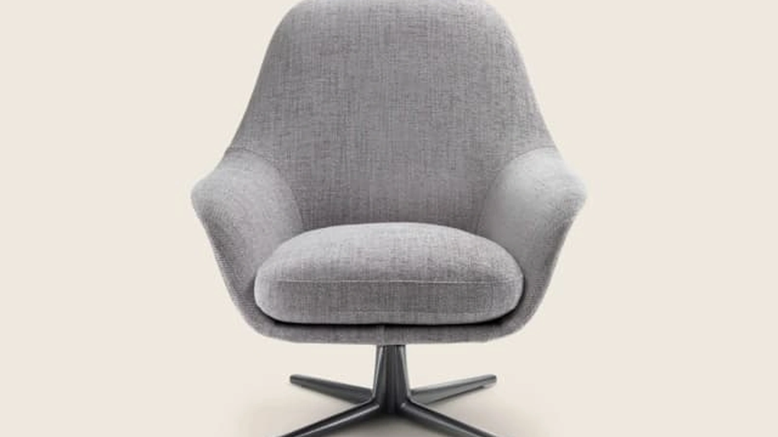 Poltrona in tessuto imbottito Sveva Soft di Flexform