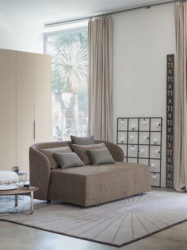 Divano Letto in tessuto Céline di Flou