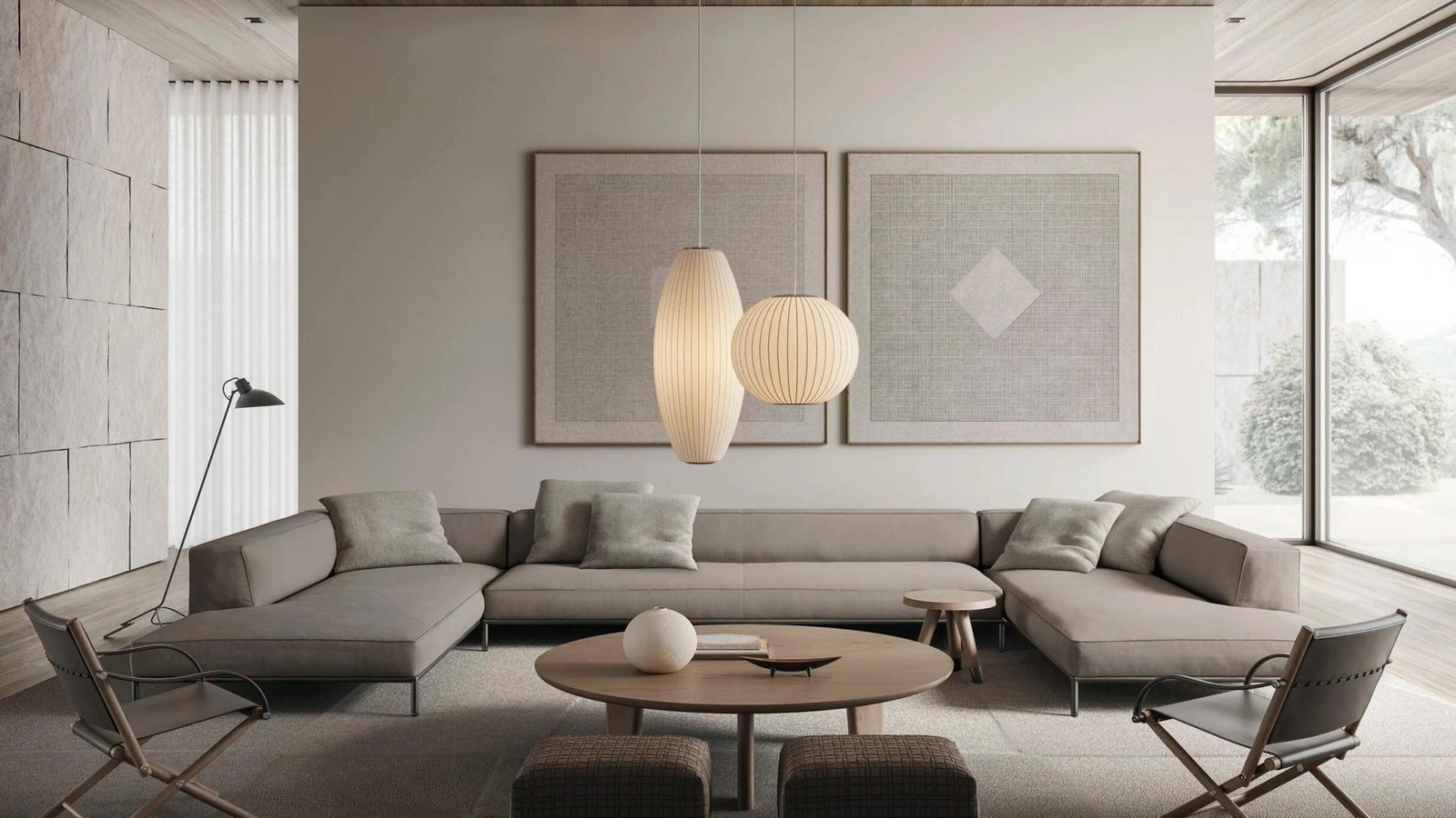 Divano angolare Perry Up di Flexform