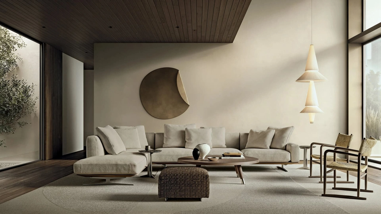 Divano angolare Soft Dream di Flexform