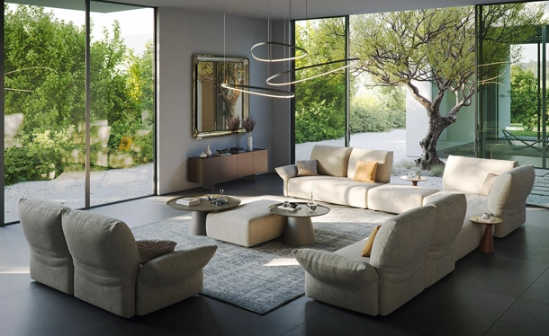Divano angolare Sinatra di Cattelan Italia