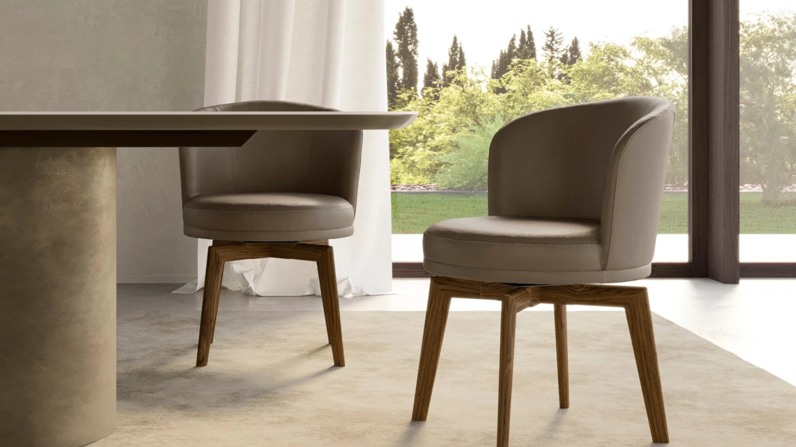 Sedia in tessuto Ginger di Eforma