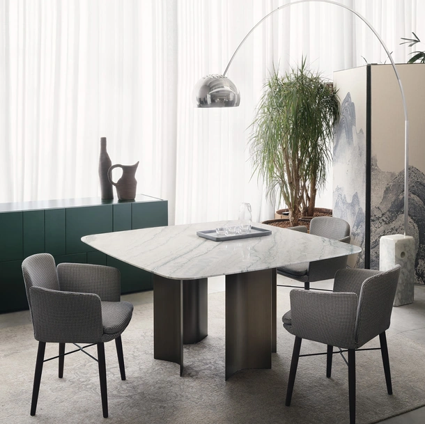 Sedia in tessuto Tabby di Lema