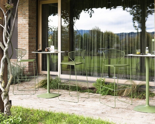 Sgabello Koki Wire di Desalto