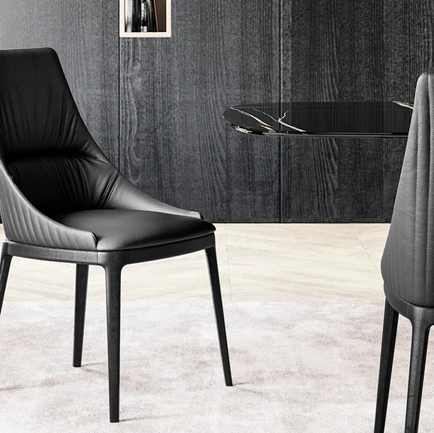 Sedia in pelle Sofia Elite di Eforma