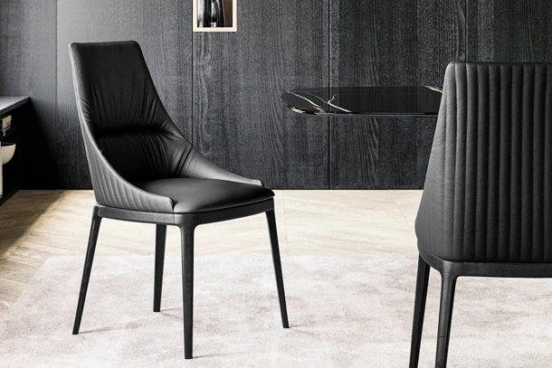 Sedia in pelle Sofia Elite di Eforma