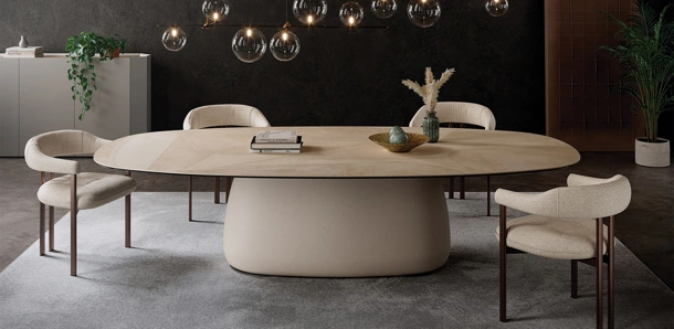 Tavolo Botero Keramik di Cattelan Italia