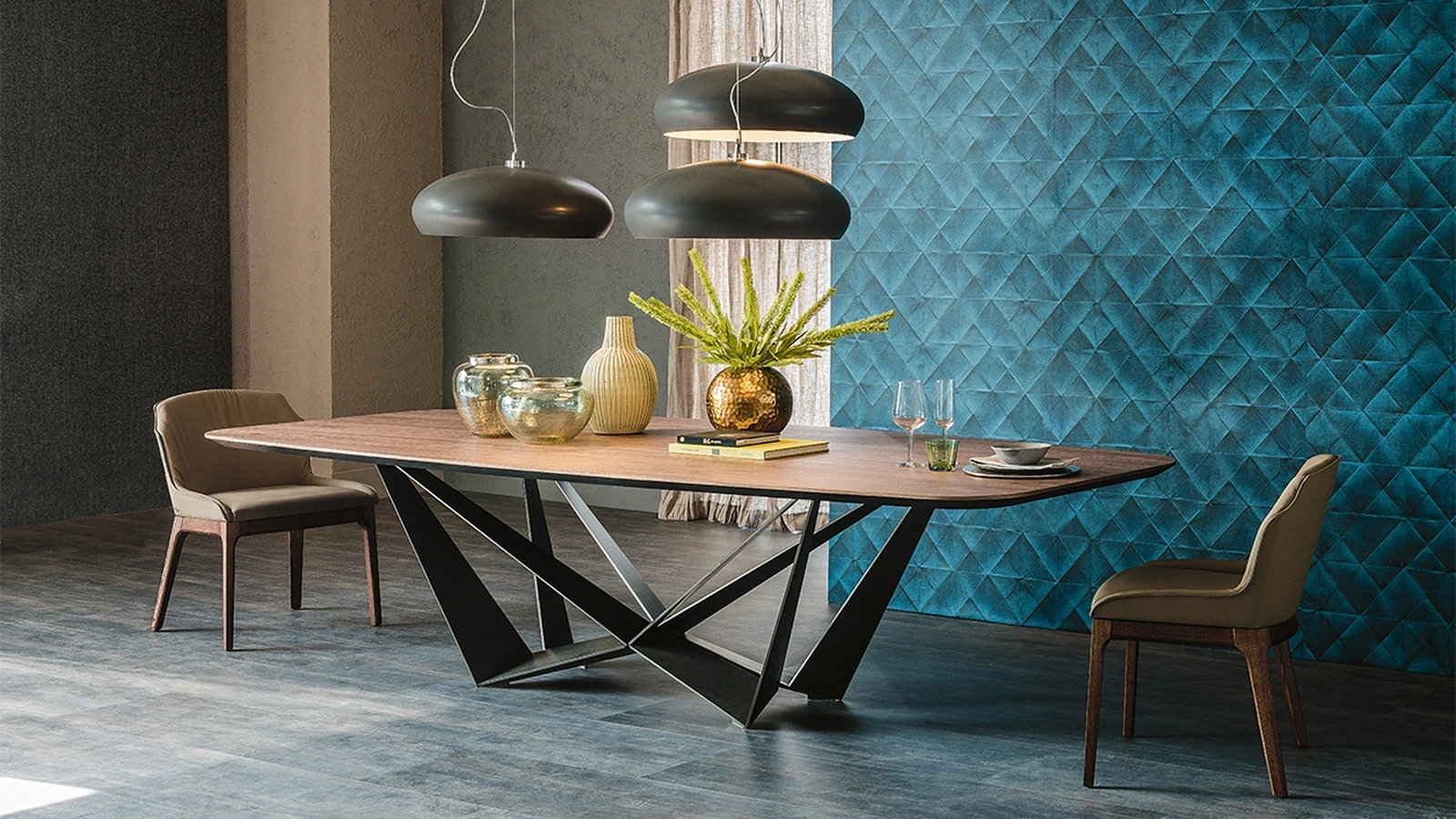 Tavolo Skorpio Wood di Cattelan Italia