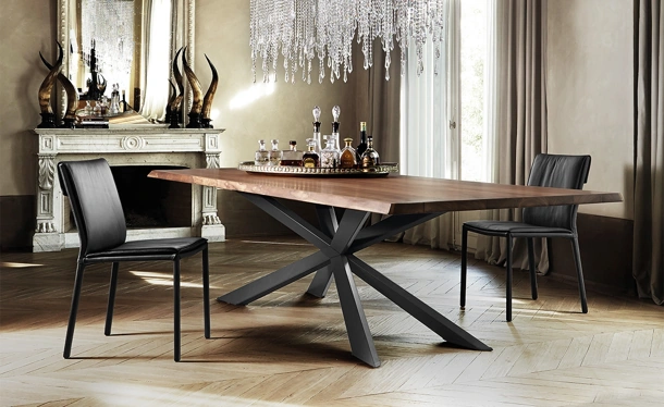 Tavolo Spyder Wood di Cattelan Italia