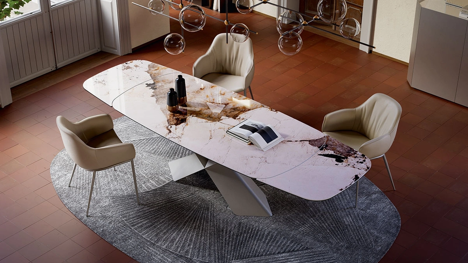 Tavolo Tyron Keramik Drive di Cattelan Italia