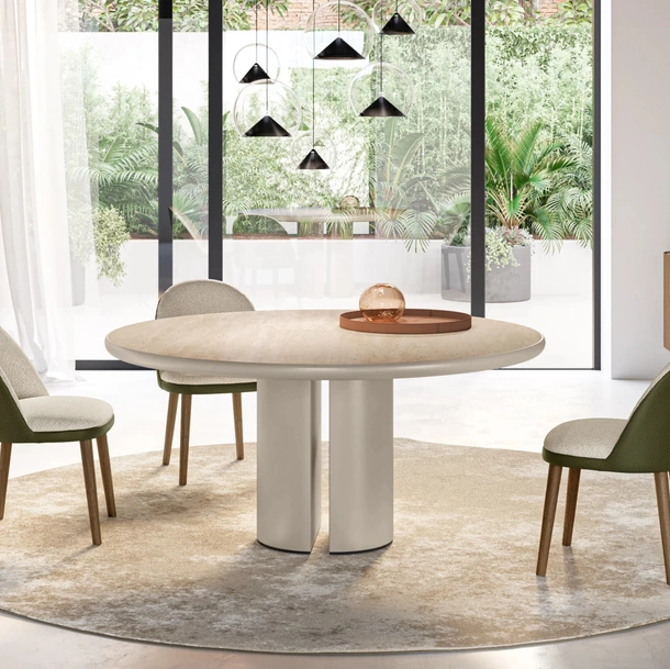 Tavolo Dora con top in ceramica king di Eforma