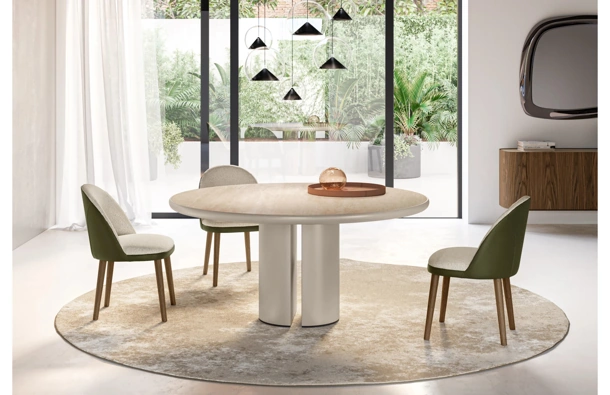 Tavolo Dora con top in ceramica king di Eforma