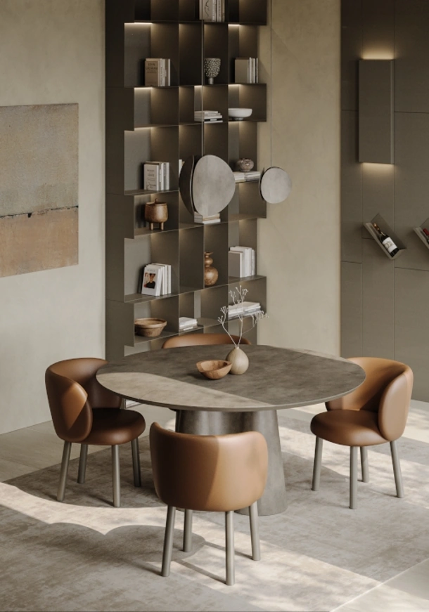 Tavolo Jupe Round di Ronda Design
