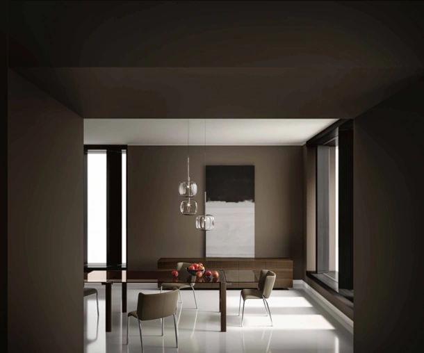 Tavolo allungabile Livingstone Dark di Tonelli